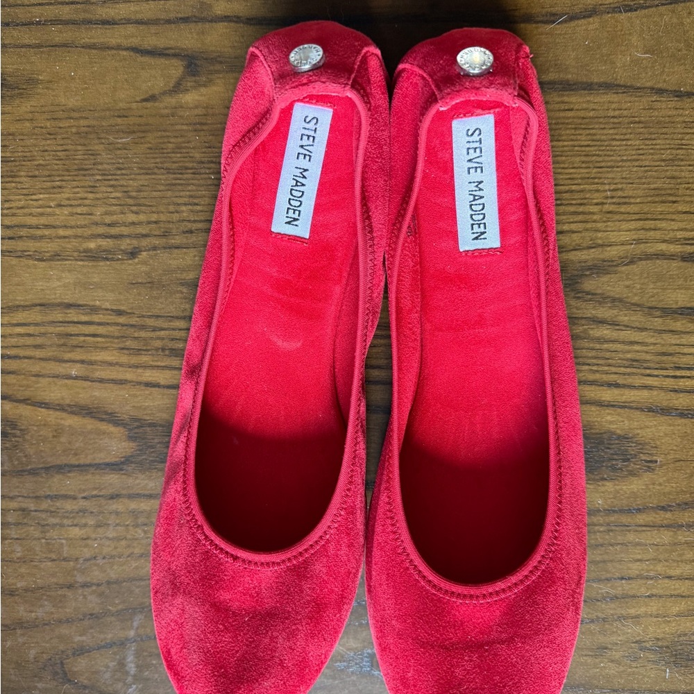 Steve Madden Scarlet Red Women's Flats